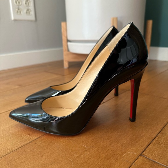 Christian Louboutin Pigalle 100 patent black - Picture 3 of 8
